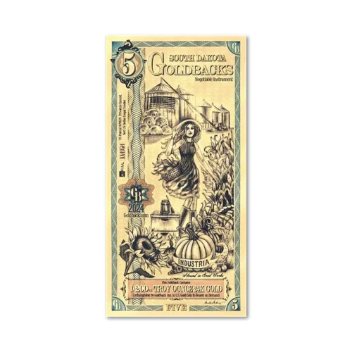 5 South Dakota Goldback