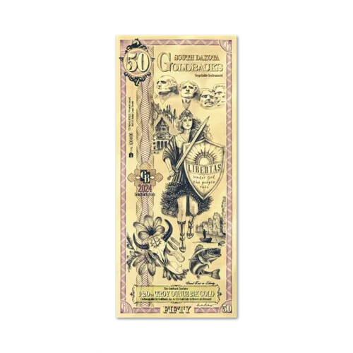 25 South Dakota Goldback